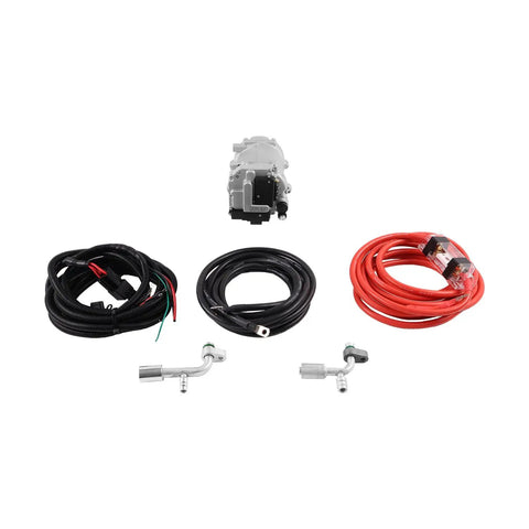 Heavy Duty 12V Electric Air Compressor Plug And Play For Rv Camper Truck Van Cab Direct Replacement Es18Cc012 with hoses and fittings
