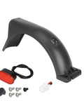 Electric Scooter Rear Mudguard With Taillight Widened Mud Guard Protection Plate Includes Installation Screws For Scooters