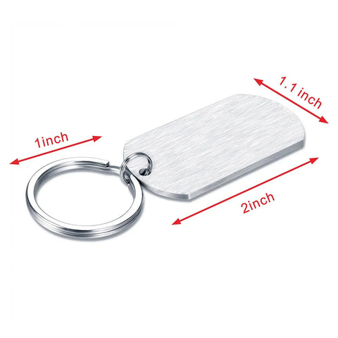 Engineer Definition Keychain Gift For Men And Women with 2x1 inch stainless steel tag and 1 inch ring, perfect keepsake.