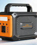 100W Camping Solar Power Station With Built In Bluetooth Speaker Hella Loud And Ready To Juice Up Your Electronics Smooth LiFePo4 Charging For Road Trips And Backyard Hangouts All In One side view showing power ports and integrated audio.