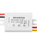 Compact Waterproof 12V To 9V Buck Converter DC-DC Power Module, 1.7A Output, 15W, front view with wiring and label visible