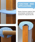 3 Pack Silicone Door Stopper Set For Safety Anti Skid Hold Doors Steadily And Prevent Slamming Dope Durable Quiet Operation