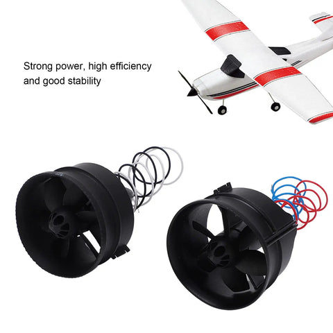 Two Pack 30mm Ducted Fan Kit With High Efficiency Propellers For Power Ducted Aircraft Beefy Power And Stable Performance