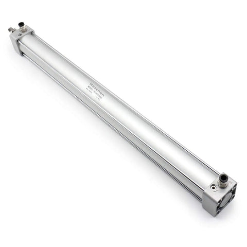 Tie Rod Pneumatic Air Cylinder 40mm Bore 500mm Stroke Heavy Duty Tough As Nails Double Acting With Adjustable Cushion And Self Lubricating