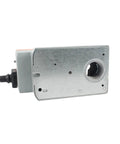 LMQ24A Damper Actuator With Straight Up Reliable 4Nm Torque Zero Hassle Setup And Rock Solid Durability Ideal For HVAC Airflow Adjustment Built Damn Tough, side view.