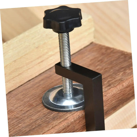 Close-up of metal fastener from 2 Pack Adjustable Patio Furniture Clips For Rattan Sofas And Outdoor Wicker Chairs Heavy Duty Fasteners