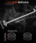Transfer Case Shifter Control Lever Kit With 2 Clip And Shift Linkage Bushings For Ram 1500 2500 3500 2002 2003 2004 2005 4X4 Models, OE Quality Replacement, Easy Install, Rugged Drop In Shifting, Includes 52105555AA And 68078974AA. 310mm lever and 2 bushings