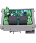 Pro Grade RS485 Relay Module Two Channel Industrial Reset Controller Board With TvS Protection PLC Automation DC 12V top view