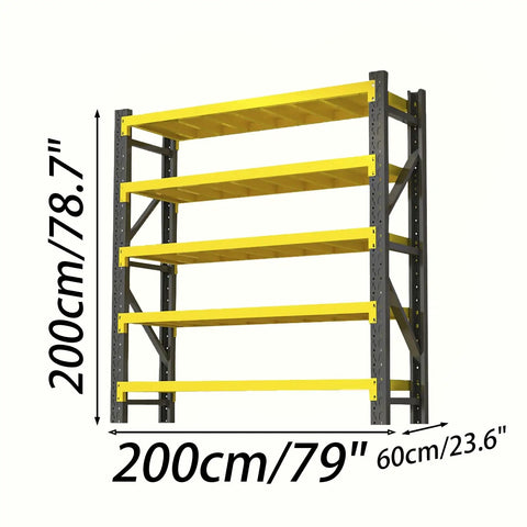 Flex Your Storage Game With This Rock Solid 5 Tier Garage Shelving Rack Featuring Heavy Duty Steel Construction Diagonal Bracing And Smooth Powder Coat Finish For Basements Warehouses And Pantries