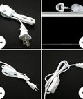 Different plug options for Ice Logo LED Neon Sign Night Light For Home Bar Shop Display With A Lit Colorful Glow