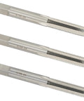 5/16 Inch 24 UNF Hand Tap Set Right Hand Threading Tool For Metalworking By 24 TPI Alloy Tool Steel High Hardness Three Piece Hand Tap Set For Cutting And Repairing Threads In Steel Cast Iron And Aluminum