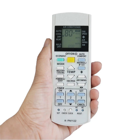 Premium Universal AC Remote Controller For Panasonic Air Conditioner Sub Wireless Temp Display Fahrenheit Celsius A75C2913 Compatible Hella Smooth To Set Up And Straight Up Easy To Control Settings