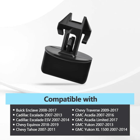 Rear Bumper Trailer Hitch Trim Lock Retainer Cover Kit 4 Pieces For GM SUVs And Crossovers Including Enclave Acadia Yukon Tahoe