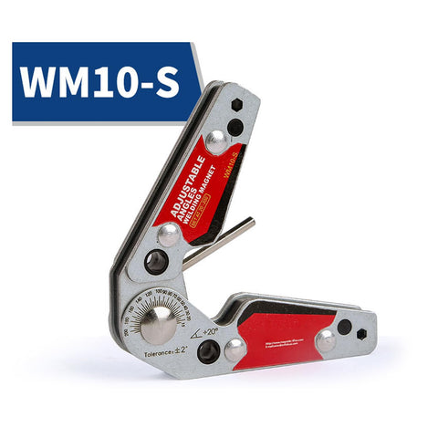 Heavy Duty Magnetic Welding Positioner Fixture Clamp With Lock Tight Grip And Built In Hex Wrench For Rock Solid Angle Adjustments and No Fuss Setup On Home Shop Metal Projects - adjustable angle tool