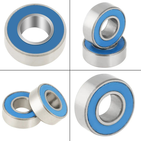 25 Pack Small Sealed Ball Bearings MR115 2RS 5x11x4mm Steel With Rubber Seals for Machinery Tools Motors Reducers and DIY Projects