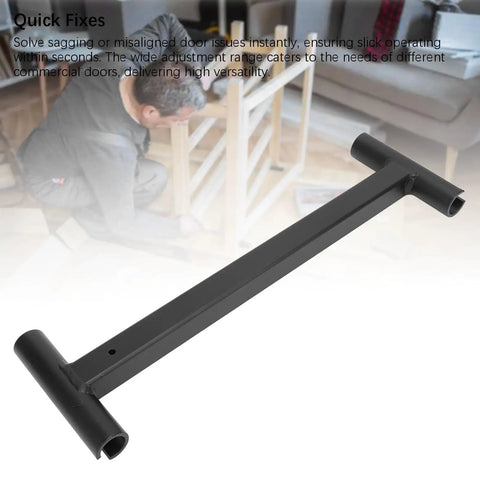Door Hinge Tool 38CM Length Steel For Commercial Doors, Pro Grade Adjustable Hinge Wrench, versatile repair tool shown.
