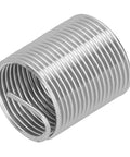 Stainless steel thread repair insert from 20 Pack M14 x 1.25 Thread Repair Inserts Stainless Steel Wire Thread Sleeves In 14mm 21mm 28mm 35mm And 42mm Lengths For Damaged Threads Budget Friendly Automotive And Machinery Repairs, close-up view.