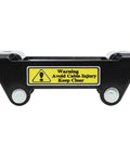 Heavy Duty Winch Roller Fairlead 2000LB Capacity Cable Guide for Electric Winch, Shockproof and Built Tough Wire Rope Guide for Rough Terrain and Off Road Adventures black steel fairlead with rollers