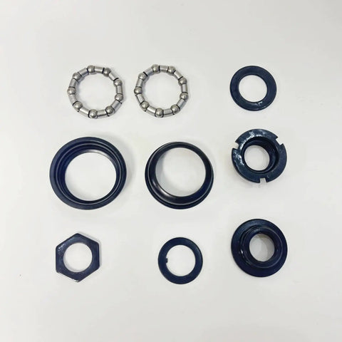 Components of 2 Inch Cup Bike Bottom Wide Pedal Crank Kit With 44T Sprocket, 165mm Crank Arm, One Piece Crank Kit For 26 Inch Bikes