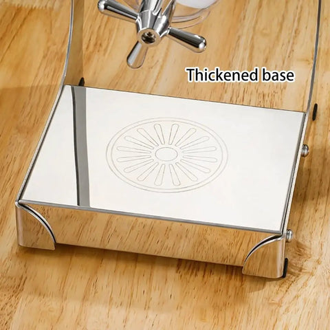 Thickened base of Game Changing Clear Cereal Dispenser For Countertop Kitchen Organization with Secure Lock Clip.
