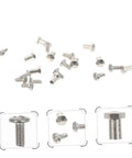Eyewear Repair Kit With Replacement Screws For Glasses Sunglasses And Wire Frame Eyewear, detailed view of assorted screws.