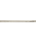 Side view of Polished Nickel Edge Cabinet Pull Aloft 8 And 9 Sixteenth Inch Center To Center Modern Drawer Pull for flat-front cabinets.