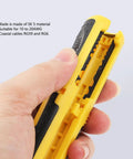 ZPSHYD Automatic Pen Type Wire Stripper Pliers with SK5 blade, suitable for 10-20AWG coax cables, ergonomic grip for easy use.