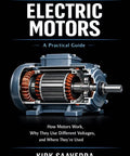 Understanding Electric Motors: Straight Talk On How Motors Work book cover with a detailed cutaway view of an electric motor.