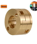 16mm brass Oldham coupling for Upgrade Your 3D Printer Setup With This Sweet T8 Z-Axis Lead Screw Kit Featuring Solid Oldham Brass Coupling Plus Z Stabilizer For Smooth Linear Motion And Precision Printing On Any Custom Build.