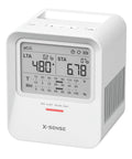 Compact Digital Radon Detector For Homes With Real Time Visual And Audio Alerts Simple Counter Setup displays readings.