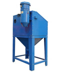 Badass 1.75 HP Dust Collector For Sand Blast Cabinet Reclamation Systems And Media Blasters Chews Up Five Micron Grime In A Flash Comes Loaded With A Roomy Two Gallon Bin To Keep Your Workspace Crisp And Spotless. Blue steel construction with a tall design.