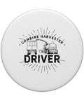 Combine Harvester Driver PopGrip for Phones with farm vehicle graphic, durable grip for harvest fans, ideal for smooth cases.