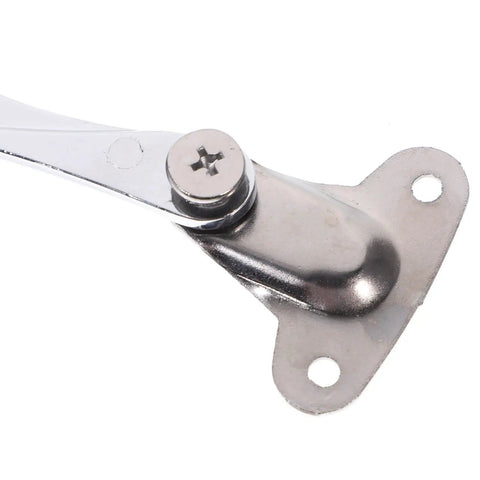 Adjustable Lid Support Hinge For Cabinet Doors With Thickened Rod And Multilayer Plating Easy Install Silver Hydraulic Lift Damper