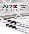 MERV 11 Pleated Air Filter For Home HVAC System 21.50 x 23.50 x 0.88 In Six Pack Made In The USA Allergy Relief And Cleaner Air