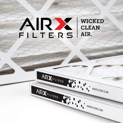 Side view of 24x36x1 MERV 11 Pleated Furnace Filter For Allergies Pet Dander Dust And Hair High Flow HVAC Replacement 6 Pack Made In USA Improves Air Quality For Home Or Office Pet Odor Reduction Easy Change