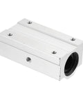 Smooth Ride SCS16LUU Linear Motion Ball Bearing Slide Bushing Set For 16mm Round Shaft built with heavy-duty aluminum block.