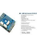 Flight Controller With OSD For 2-6S LiPo Drones, MATEK H743-WLITE Ready, close-up view showing blue circuit board with connectors.