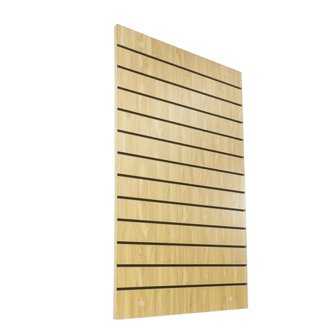 Maple Wood Grain Slatwall Panel For Retail Displays And Tool Organization 24 By 40 Inches Durable Wall Mounted Display Board