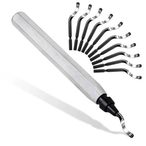 Kick Some Major Butt With This Sweet 3D Printing Deburring Tool Kit Featuring 11 HSS Swivel Blades For Removing Rough Edges On Metal Resin Copper PVC Plastic And Aluminum Fast And Easy.