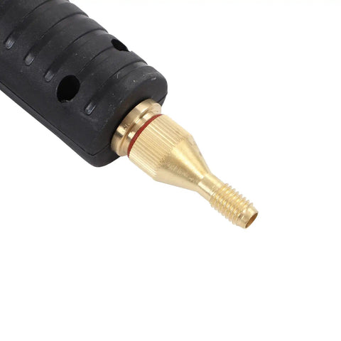 Close-up of the nozzle end of Built Tough Heavy Duty Steam Cleaner With 4Ft Water Inlet Hose 1700W 110V US Plug.