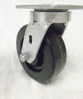 Tough As Nails Six Inch By Two Inch Kingpinless Phenolic Caster Kit with swivel wheel for heavy-duty toolboxes.