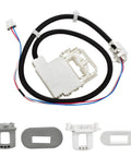 Must Have Washer Lid Lock Switch Replacement Kit For GE Front Load Washers Easy Install Lock Assembly 290D3070P002 Style Compatible With ETW485ASW0WB GTW325ASW0WW GTW385ASW0WS GTW460AMJ1WW GTW220ACK4WW GTW330ASK4WW And More, white wiring harness