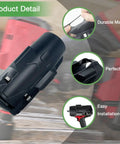 Protective Boot Cover Fits M18 FUEL 1/2 Inch High Torque Impact Wrench 2967-20 OneKey Version Friction Ring Compatible Easy Install Keeps Dust And Dirt Out And Extends Tool Life., black protective boot cover for 1/2 inch impact wrench