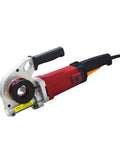Heavy Duty Handheld Electric Pipe Threader With A Badass 2000W Motor For Smooth Snapfree Threading, featuring red and silver design.