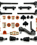 Heavy Duty Front Suspension Rebuild Kit For Chevy Nova With Tie Rod Ends Upper Lower Set on a white background