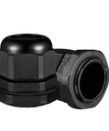 PG21 Nylon Cable Gland Joint Waterproof IP68 Locknut Kit for 13 to 18 mm Cable Wires with Adjustable Seal, 10 Pack