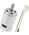 Beefed Up 24V 40000 RPM High Speed DC Motor with Fine 10 Teeth Gear Upgrade and wires for Ride On Cars