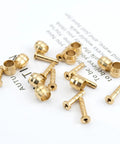 10 Pack Brass Disc Brake Hose Olive Inserts And Barbs Set For Hydraulic Disc Brakes, Pro Grade, Rust Resistant for BH59