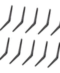 Heavy Duty L Shape Shelf Brackets In Carbon Steel For Wall Mounted Shelves Kitchen Bath Storage, 4 To 14 Inch Sizes Including 70x100mm And 8 Inch Options