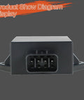 Front view of Ignitor CDI Box Replacement 3088052 For Polaris Predator 500 2003 2004 ATV Ignition Module Built Tough High Reliability